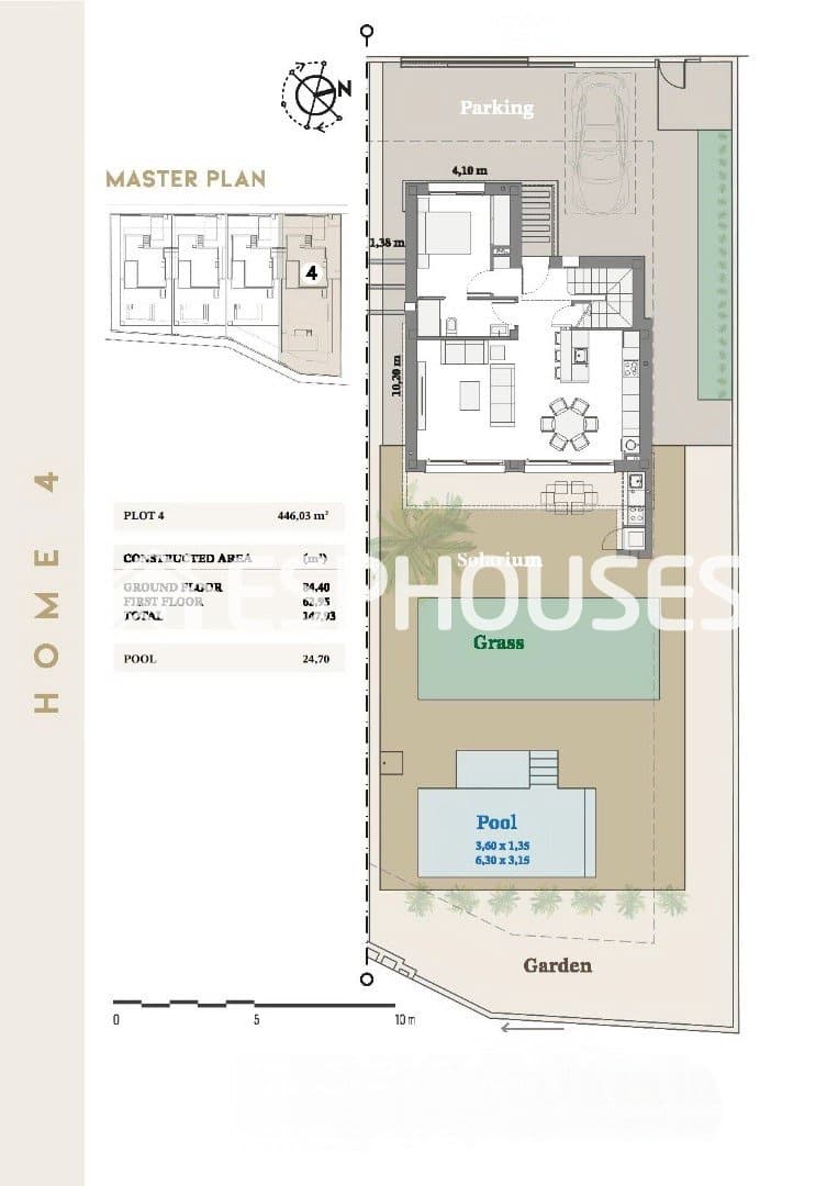 3 bedroom Villa for sale in Santiago de la Ribera with pool garage - € 725,000 (Ref: 9860356)