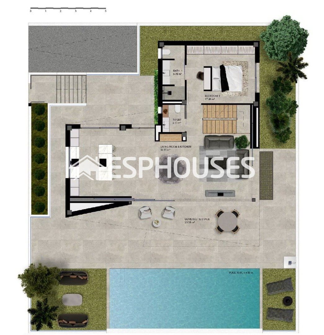 Chalet de 3 habitaciones en Polop en venta con piscina - 775.000 € (Ref: 9873750)