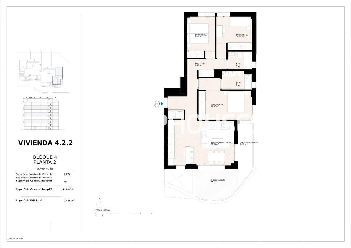 3 camera da letto Appartamento in vendita in La Villajoyosa / Vila Joiosa con piscina garage - 543.000 € (Rif: 9873751)
