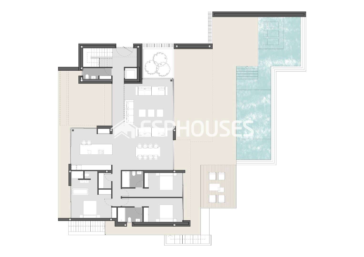 4 bedroom Villa for sale in Moraira with pool garage - € 3,950,000 (Ref: 9873766)