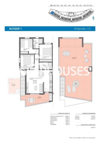 3 slaapkamer Appartement te koop in Pinar de Campoverde, Pilar de la Horadada met zwembad garage - € 314.900 (Ref: 9885101)