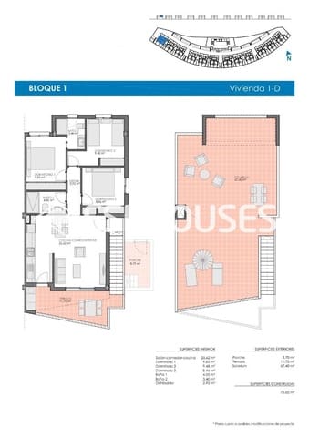 3 chambre Appartement à vendre à Pinar de Campoverde, Pilar de la Horadada avec piscine garage - 299 900 € (Ref: 9885102)