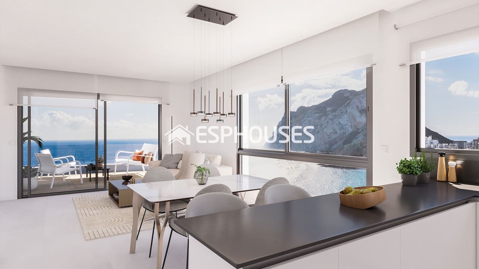 2 soveværelse Lejlighed til salg i Calpe / Calp med swimmingpool garage - € 810.000 (Ref: 9901316)