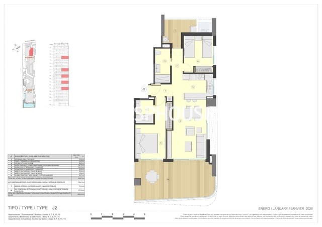2 slaapkamer Appartement te koop in Levante - Playa Fossa, Calpe / Calp met zwembad - € 632.000 (Ref: 9901317)