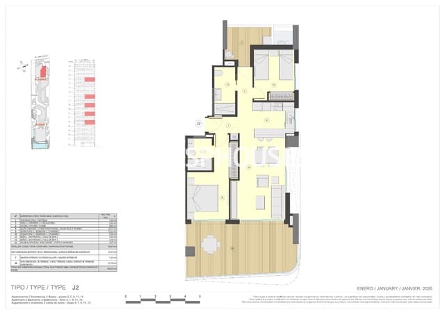 2 soveværelse Lejlighed til salg i Levante - Playa Fossa, Calpe / Calp med swimmingpool garage - € 632.000 (Ref: 9901317)