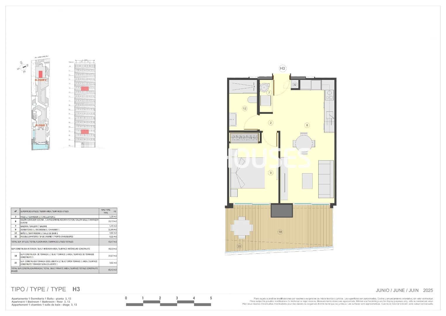 1 bedroom Apartment for sale in Calpe / Calp with pool garage - € 520,000 (Ref: 9901318)