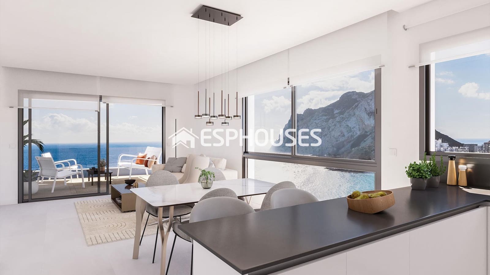 3 sovrum Lägenhet till salu i Calpe / Calp med pool garage - 1 029 000 € (Ref: 9901319)