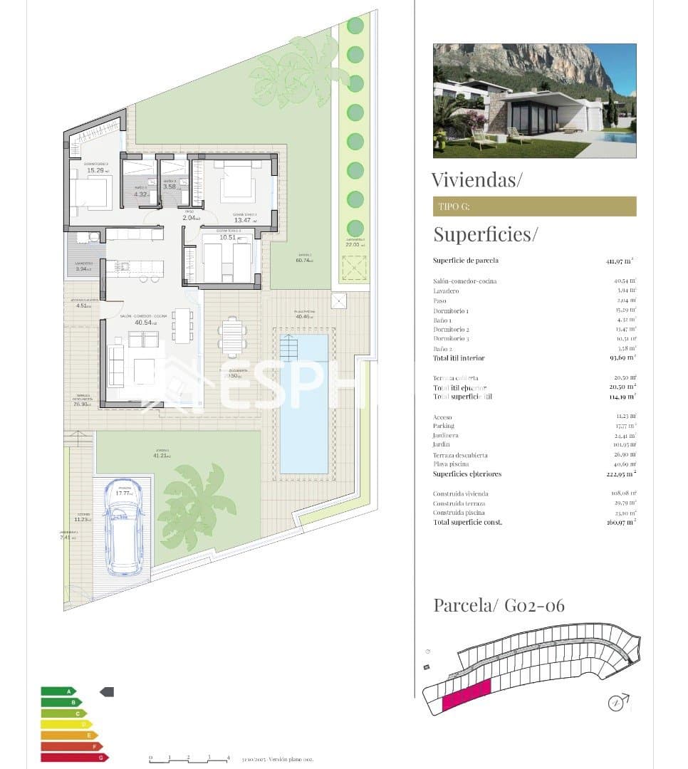 3 sovrum Villa till salu i Polop med pool garage - 566 500 € (Ref: 9940426)
