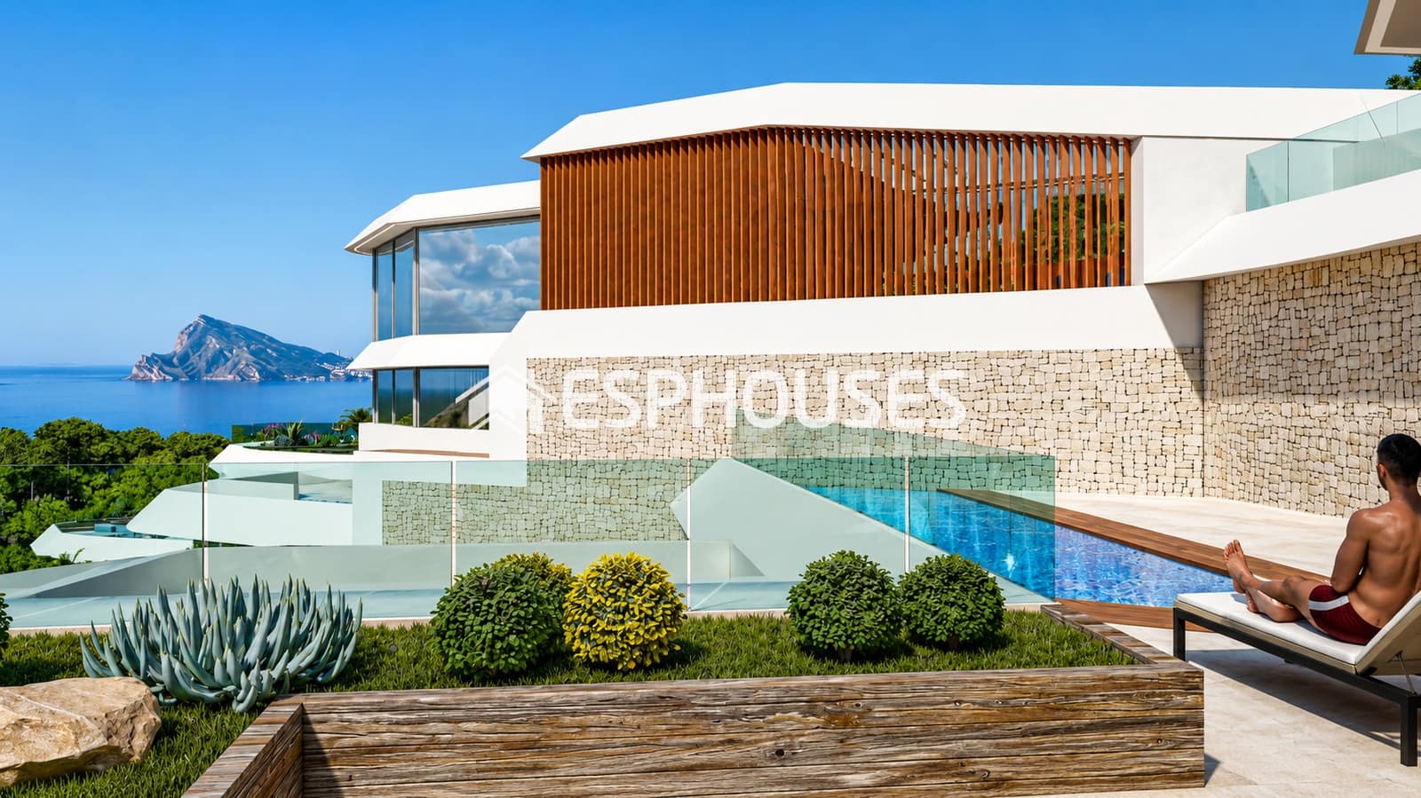 4 soveværelse Lejlighed til salg i Calpe / Calp med swimmingpool garage - € 2.650.000 (Ref: 9973909)