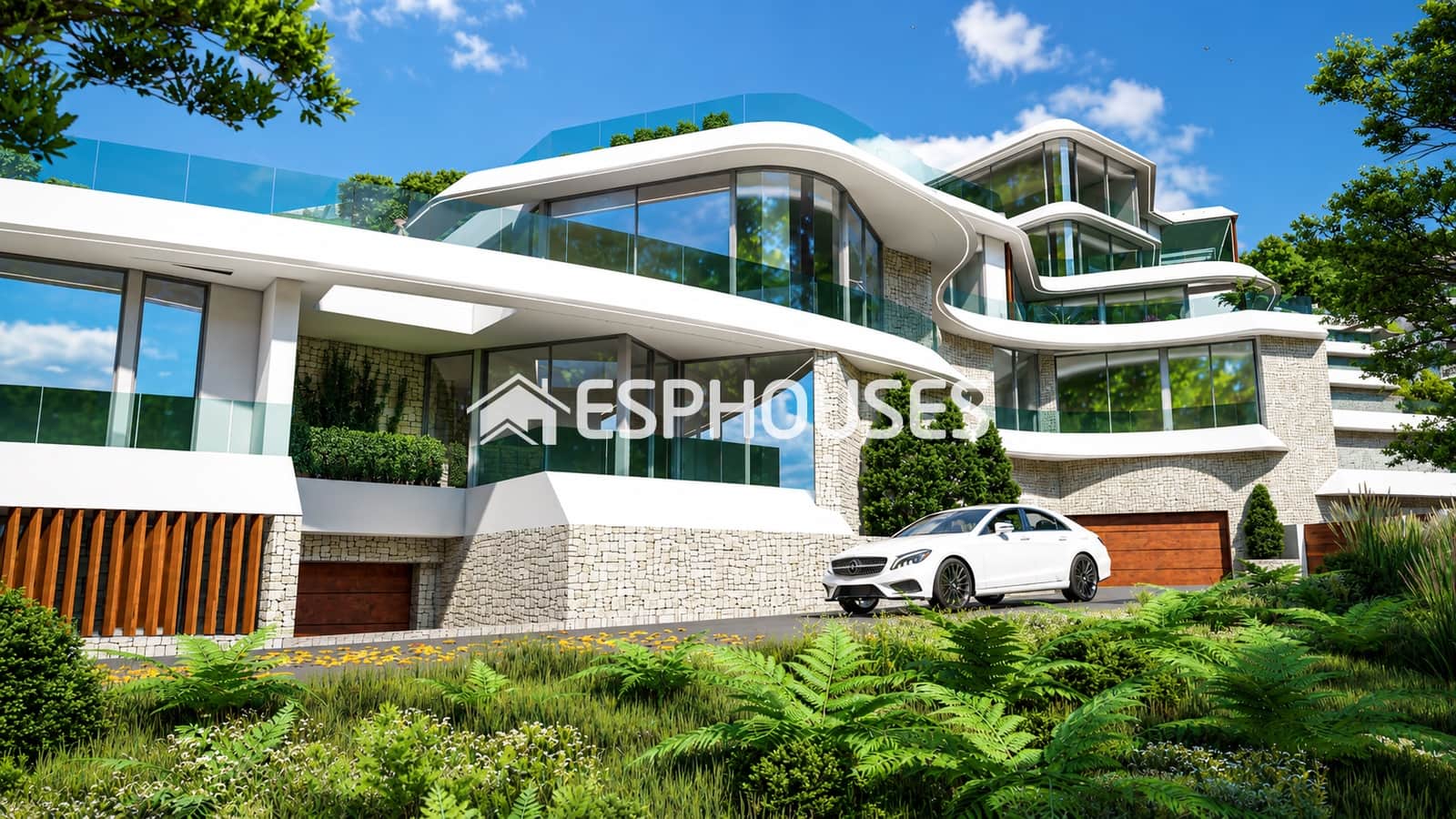 4 soveværelse Lejlighed til salg i Calpe / Calp med swimmingpool garage - € 2.650.000 (Ref: 9973909)
