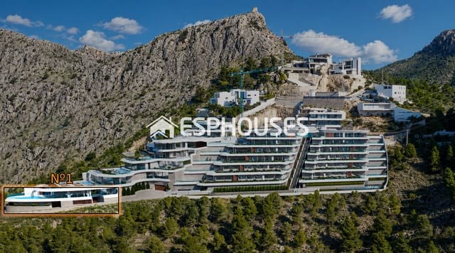 4 soveværelse Lejlighed til salg i Maryvilla, Calpe / Calp med swimmingpool garage - € 2.650.000 (Ref: 9973909)
