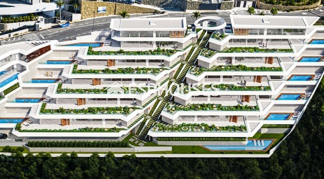4 soveværelse Lejlighed til salg i Maryvilla, Calpe / Calp med swimmingpool garage - € 2.650.000 (Ref: 9973909)
