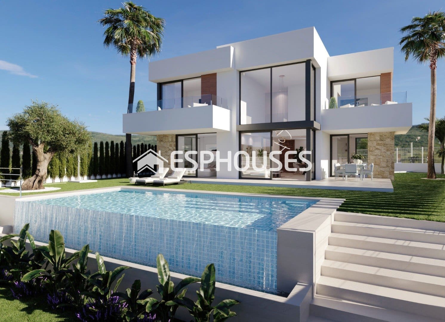 4 chambre Villa/Maison à vendre à Finestrat avec piscine garage - 2 195 000 € (Ref: 9973917)