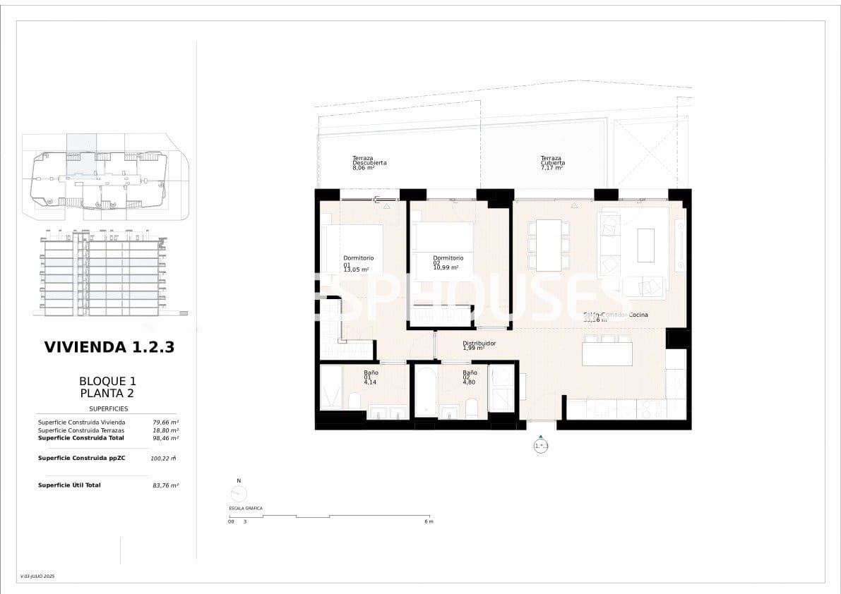 2 makuuhuone Huoneisto myytävänä paikassa La Villajoyosa / Vila Joiosa mukana uima-altaan 
autotalli - 424 000 € (Ref: 9973920)
