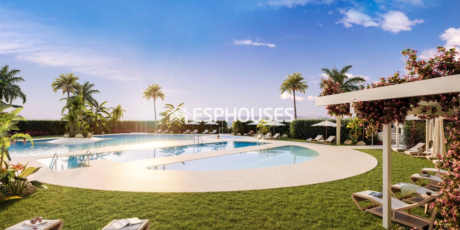2 makuuhuone Huoneisto myytävänä paikassa La Villajoyosa / Vila Joiosa mukana uima-altaan 
autotalli - 424 000 € (Ref: 9973920)