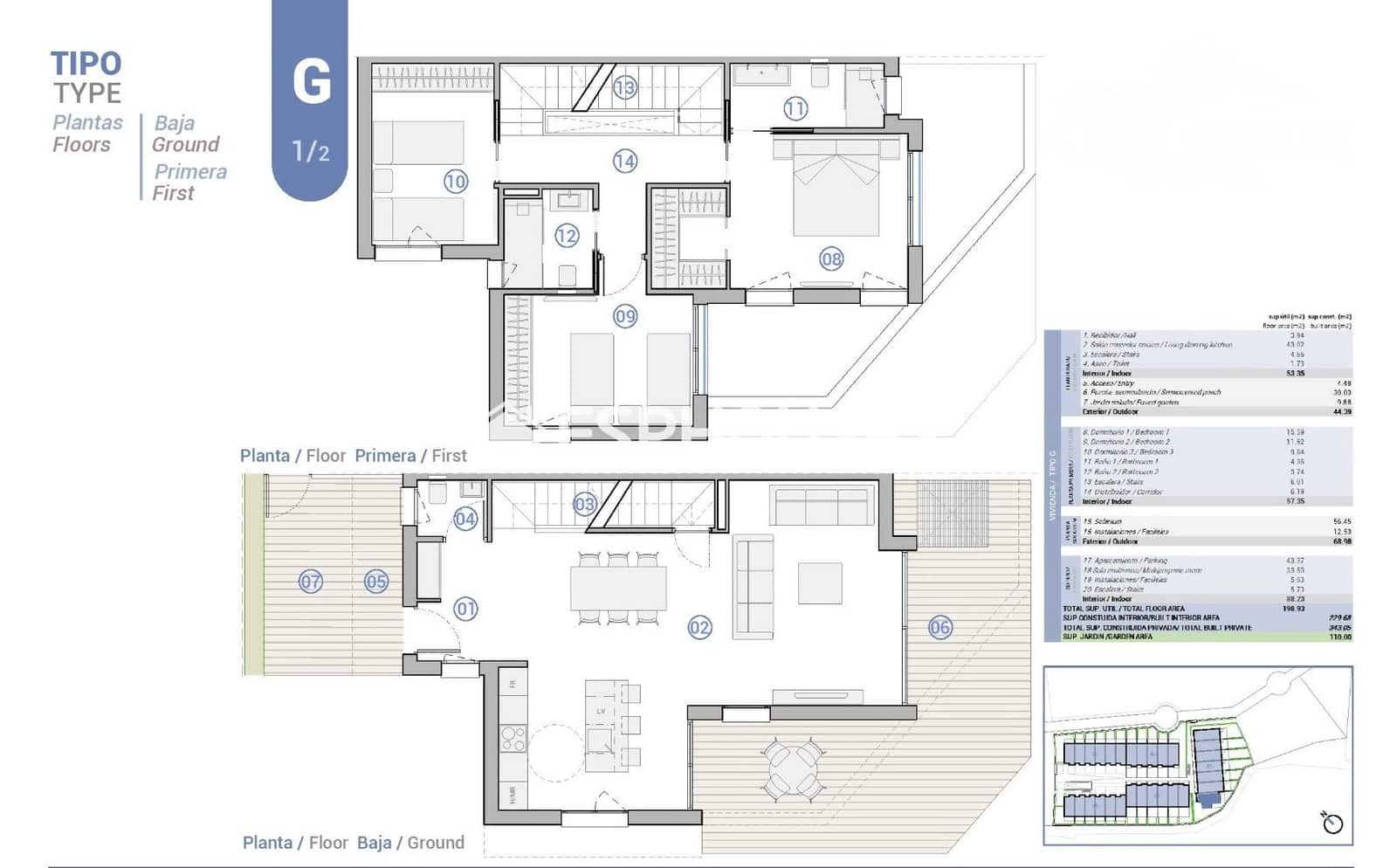 3 soverom Bungalow til salgs i El Campello med svømmebasseng - € 1 185 000 (Ref: 9973926)