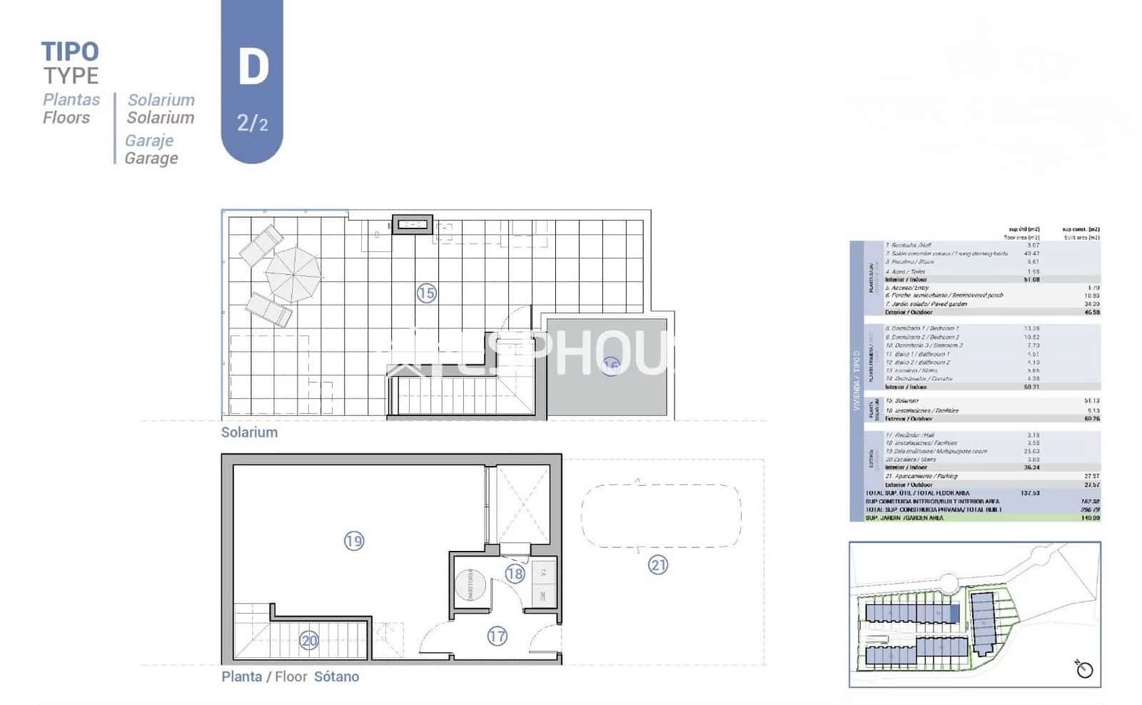 Bungalow de 3 habitaciones en El Campello en venta con piscina - 737.000 € (Ref: 9973933)