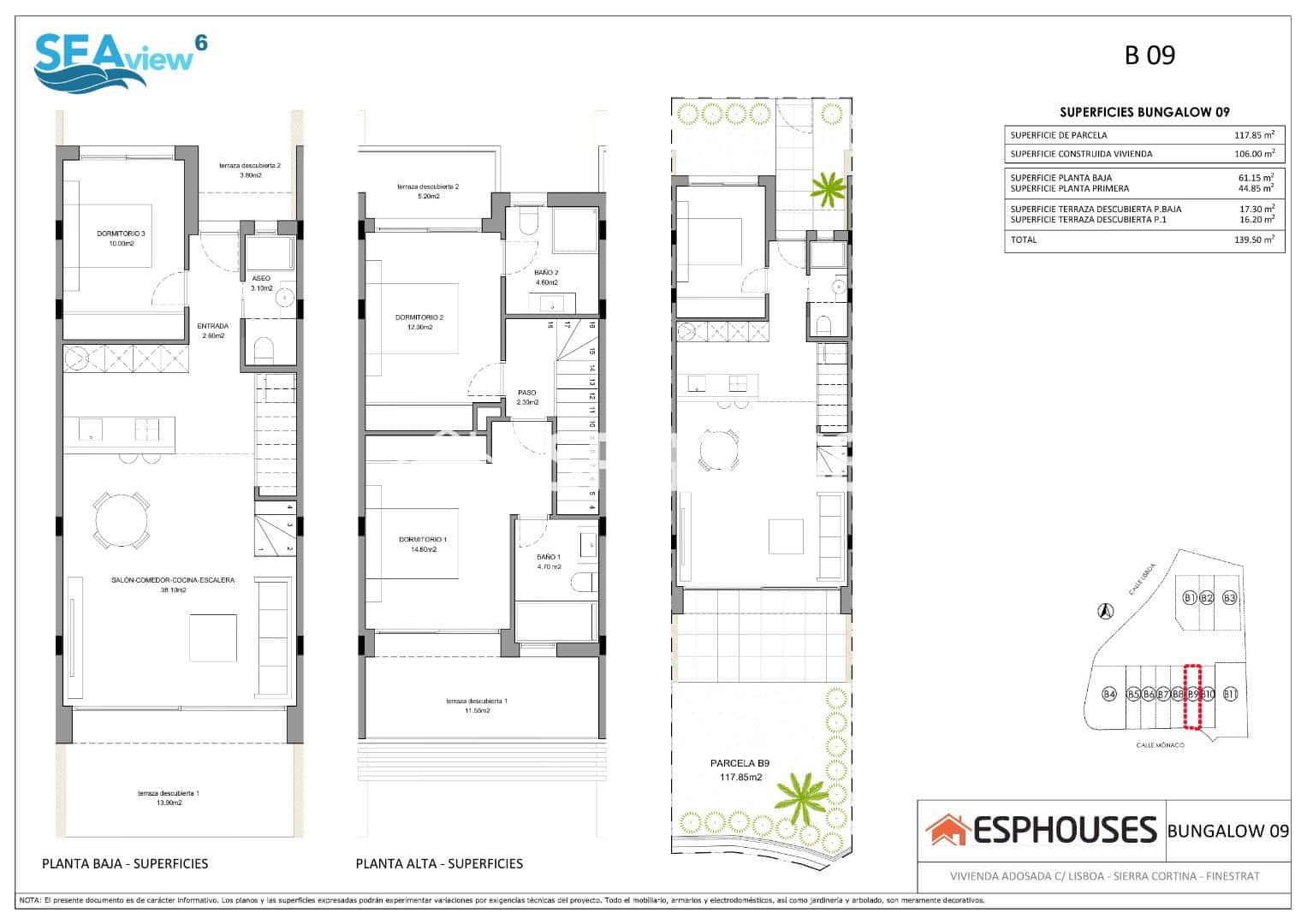 3 sypialnia Dom na sprzedaż w Finestrat z basenem garażem - 525 000 € (Ref: 9974247)