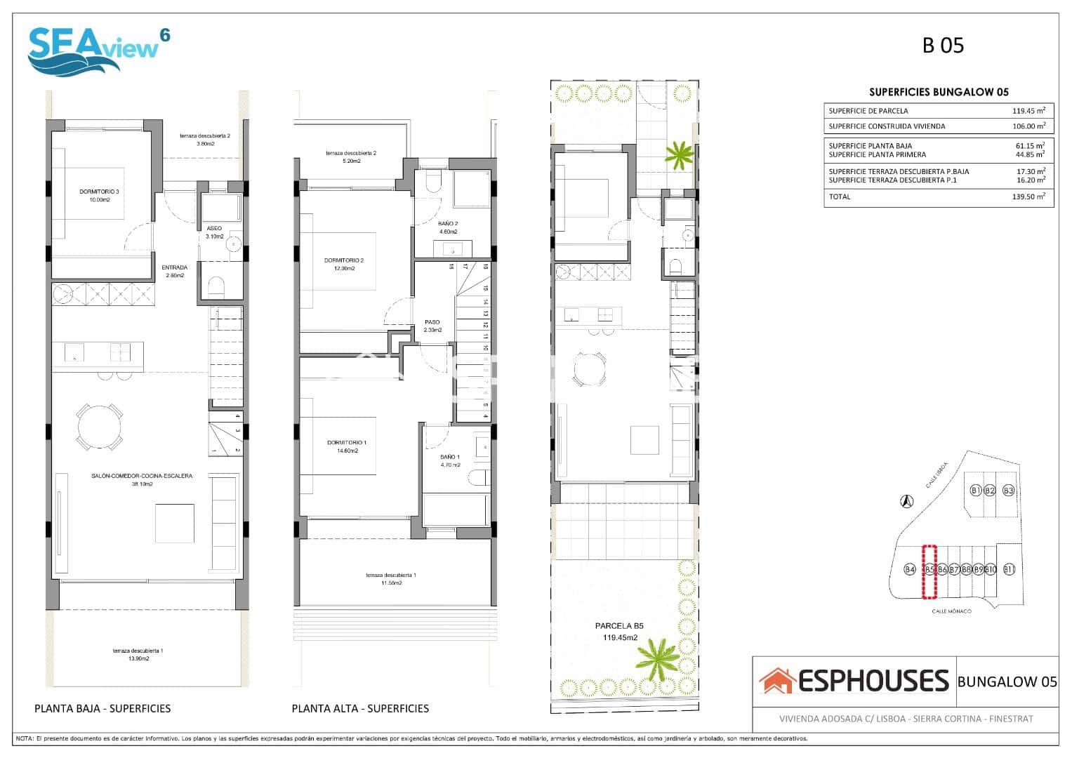 3 slaapkamer Huis te koop in Finestrat met zwembad garage - € 525.000 (Ref: 9974250)