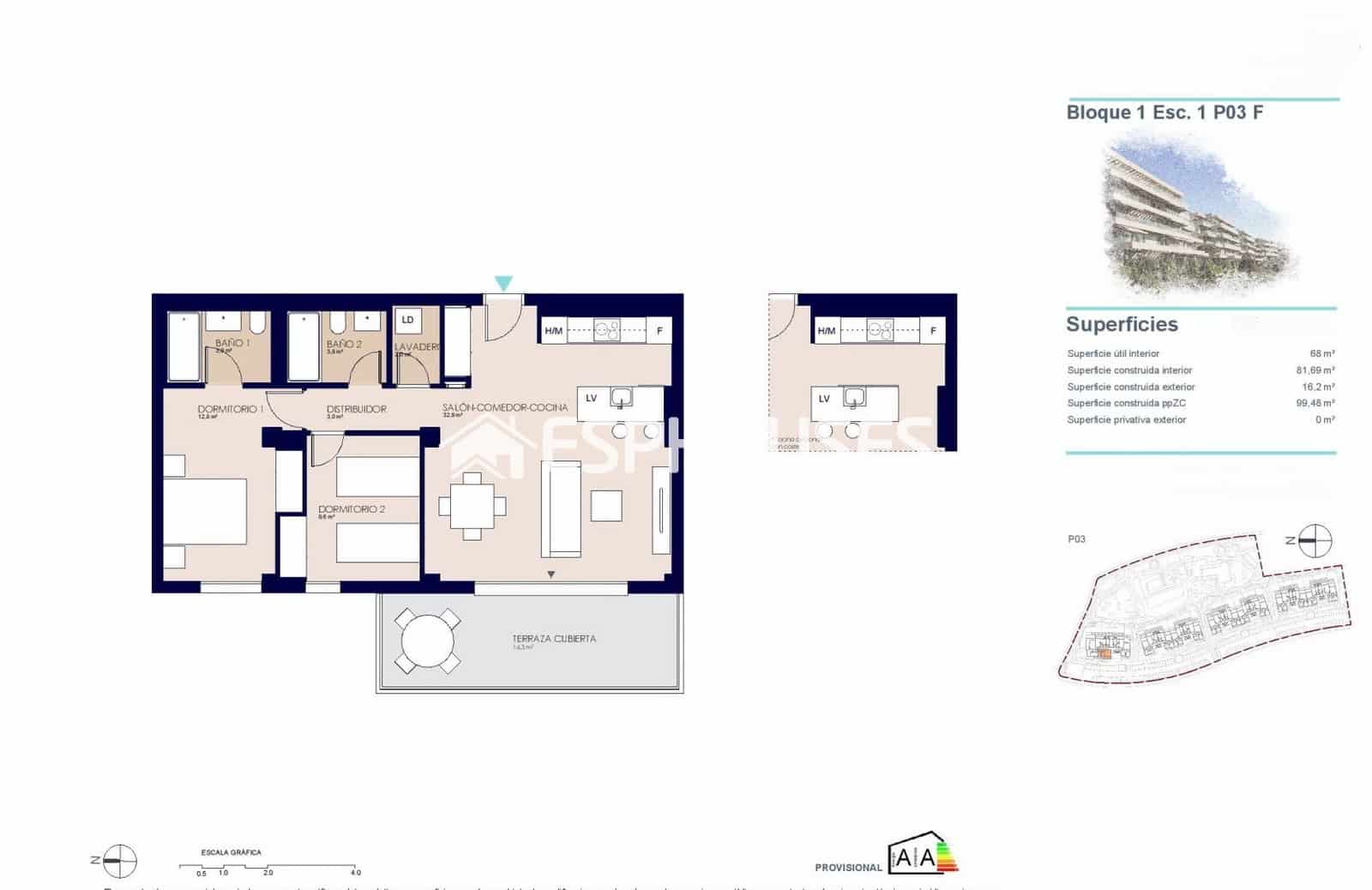 2 soverom Leilighet til salgs i El Vergel / Verger med svømmebasseng garasje - € 335 000 (Ref: 9987306)