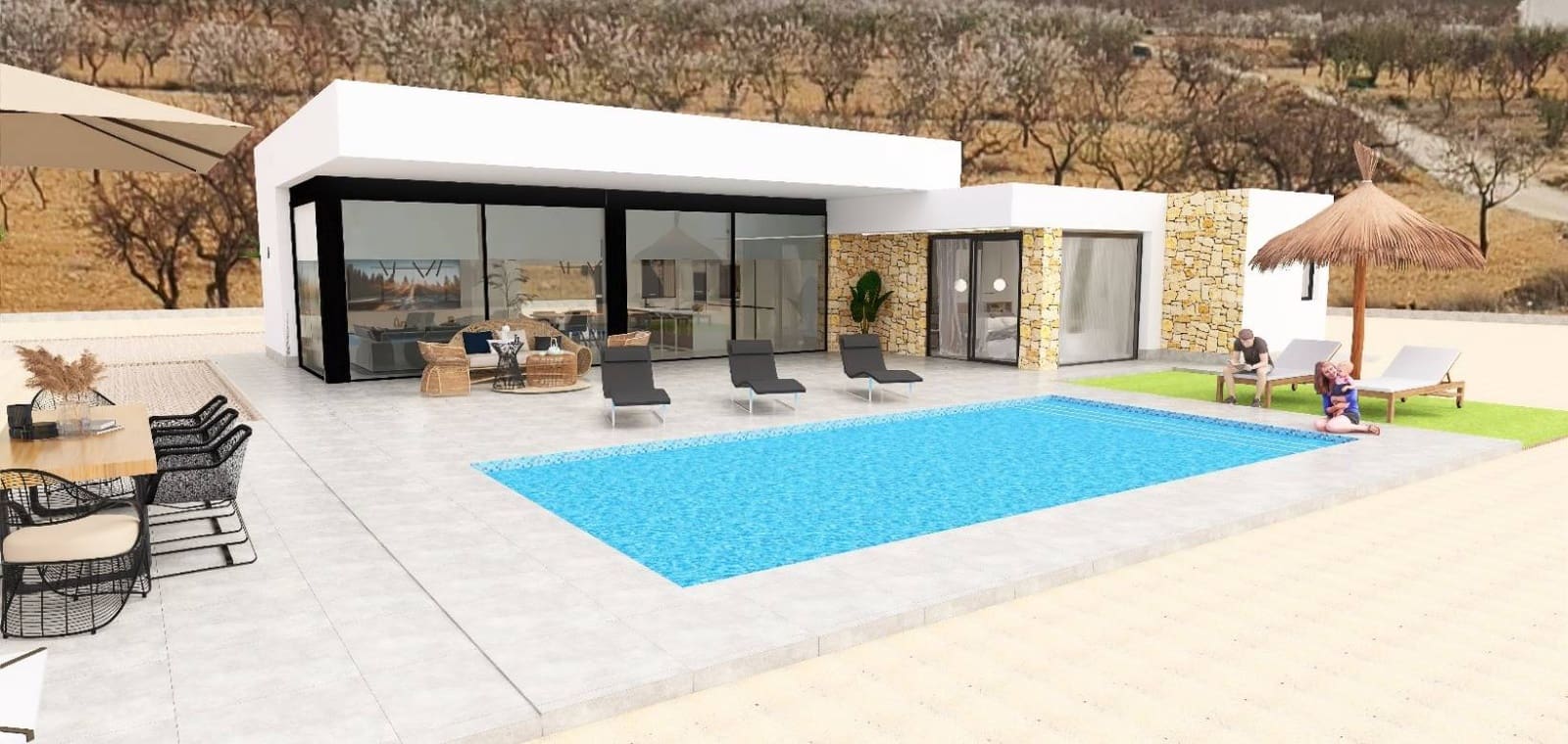 3 bedroom Villa for sale in Pinoso with pool garage - € 565,000 (Ref: 9311932)