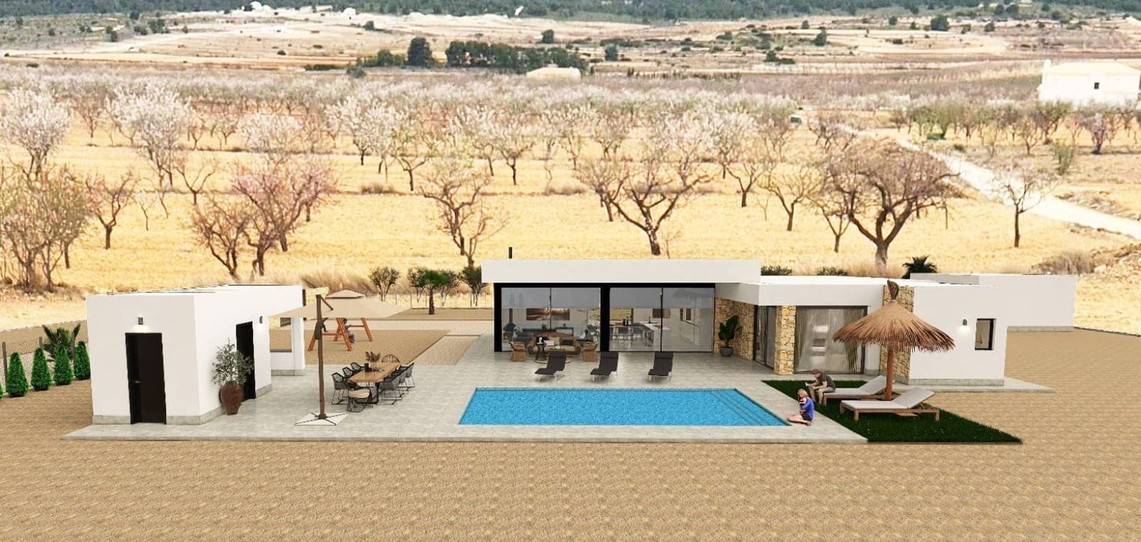 3 bedroom Villa for sale in Pinoso with pool garage - € 565,000 (Ref: 9311932)