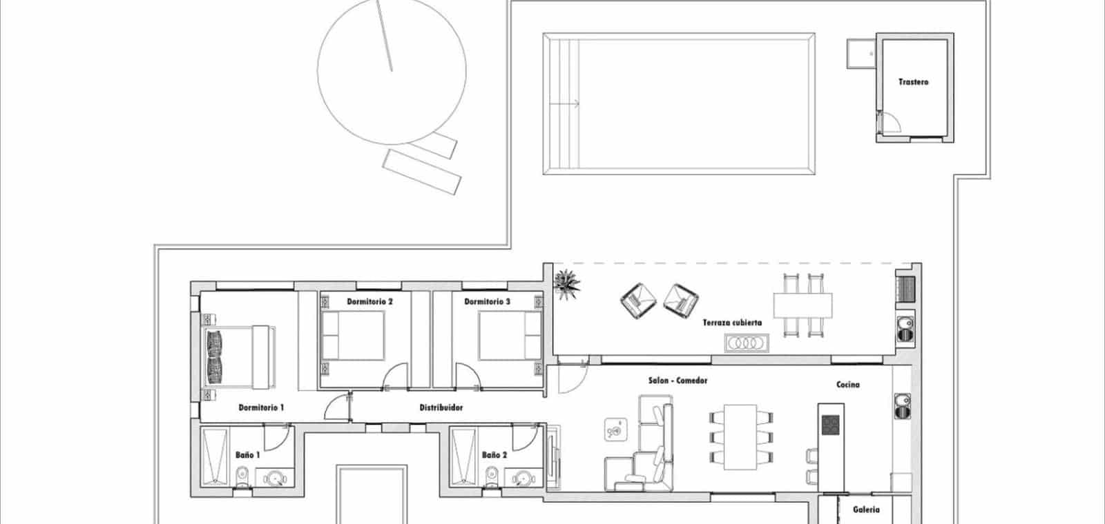 3 bedroom Villa for sale in Aspe with pool - € 326,000 (Ref: 9311933)