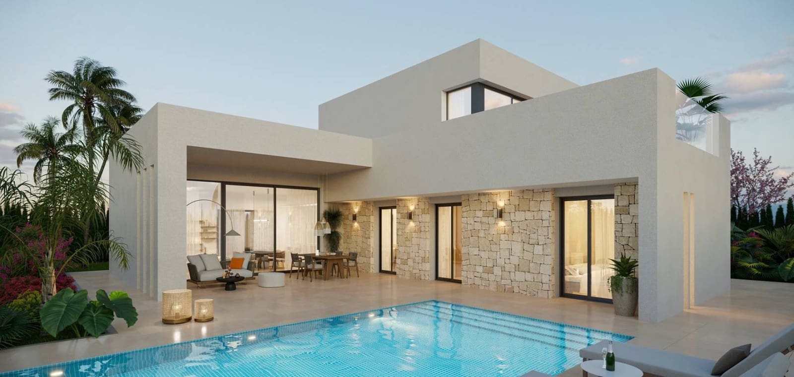 Chalet de 4 habitaciones en Aspe en venta con piscina - 483.000 € (Ref: 9552541)