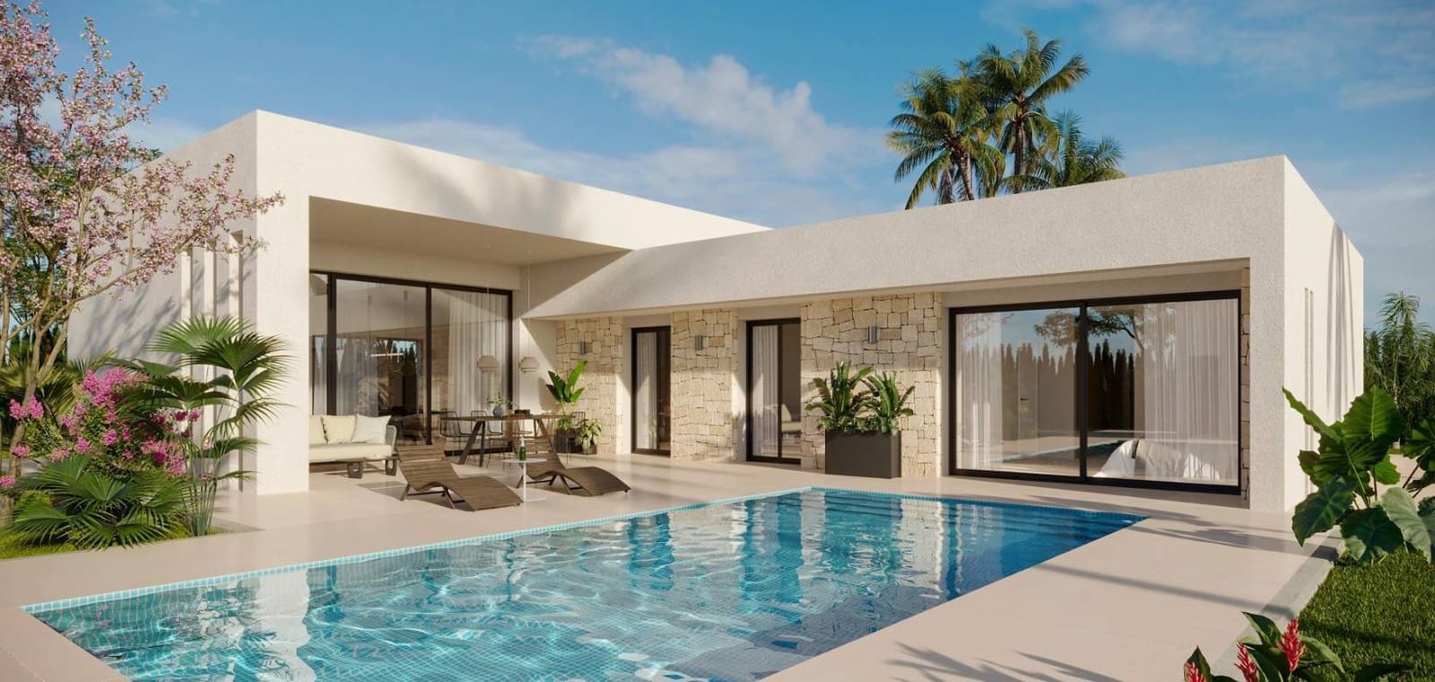 3 soveværelse Villa til salg i Aspe med swimmingpool - € 367.000 (Ref: 9552543)