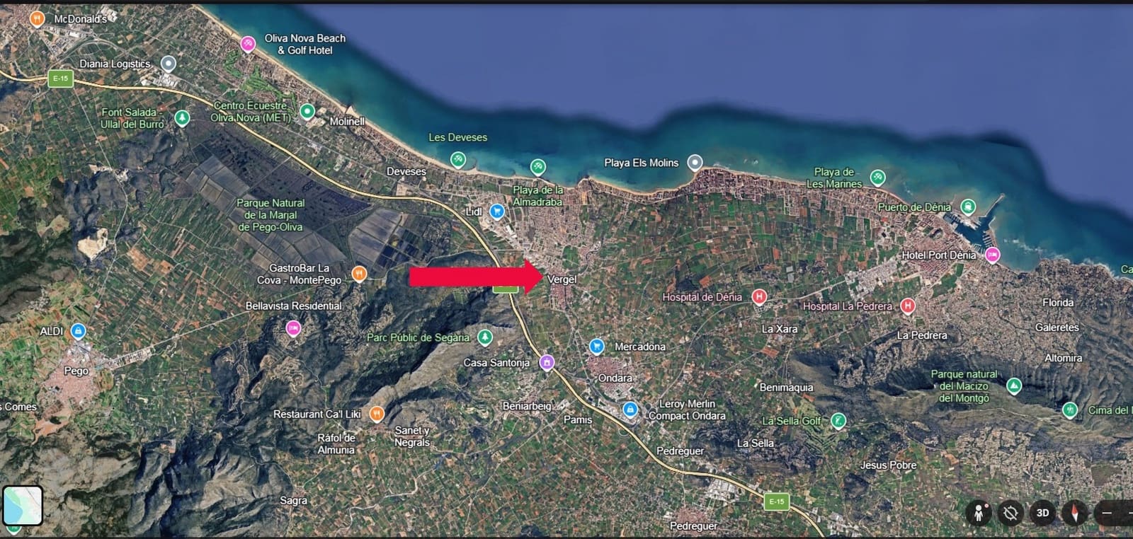 Comercial para venda em El Vergel / Verger - 1 500 000 € (Ref: 10130729)