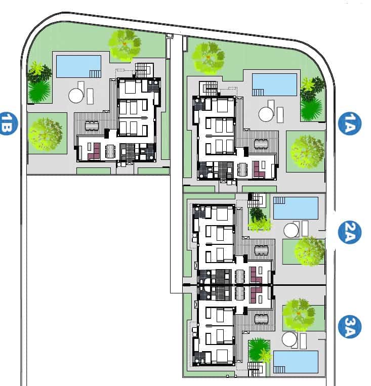 3 soverom Rekkehus til salgs i Els Poblets med svømmebasseng garasje - € 415 000 (Ref: 8690768)