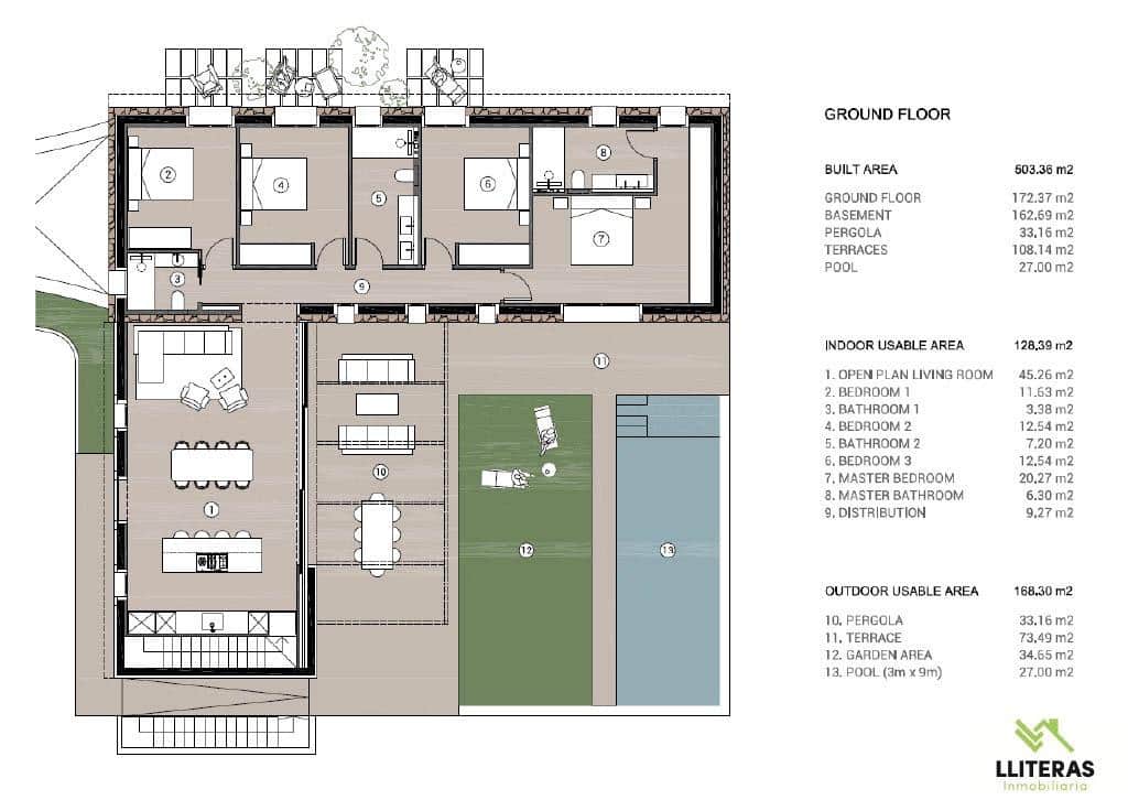 Byggegrund til salg i Llubi - € 250.000 (Ref: 9129719)
