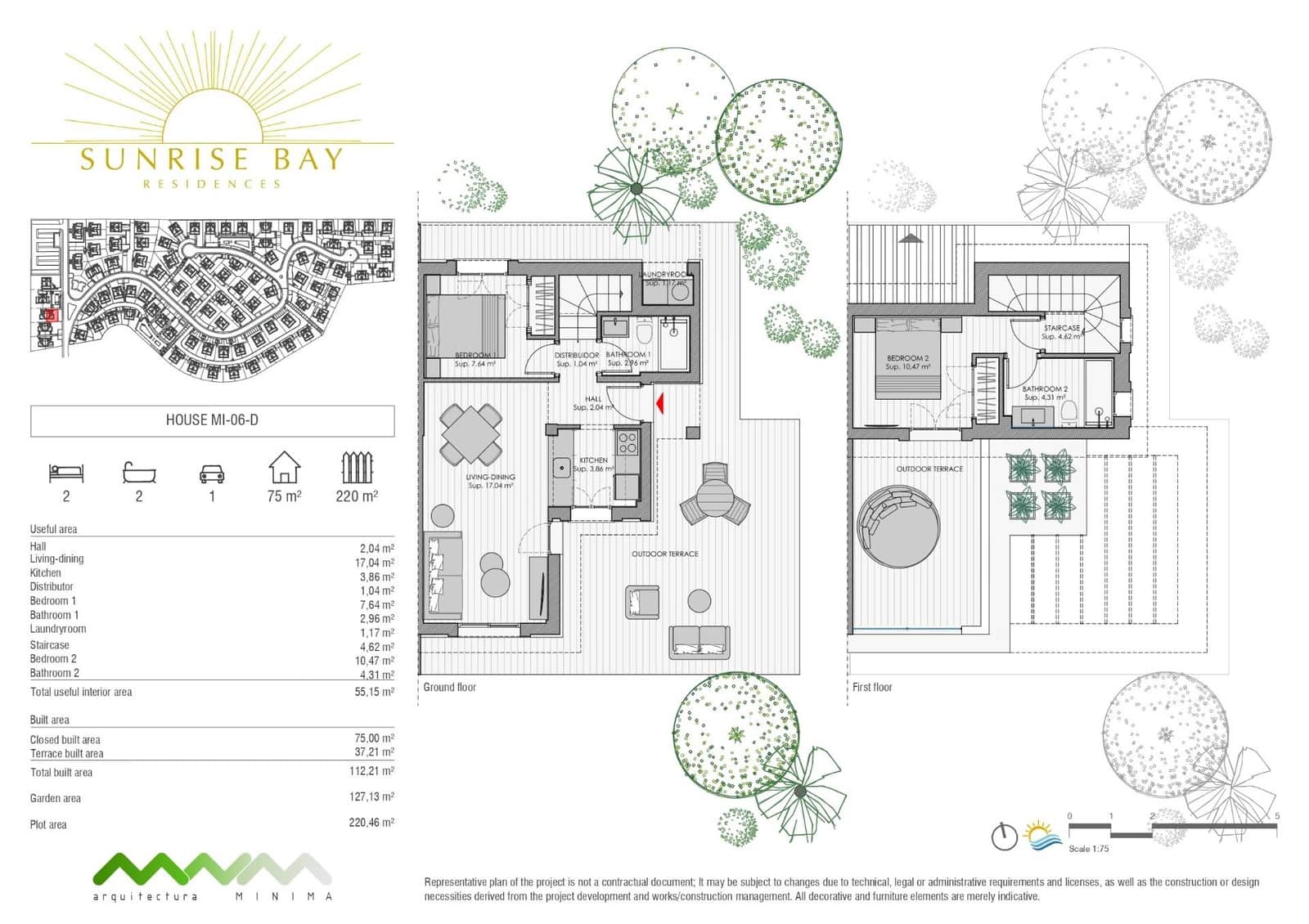 2 soveværelse Semi-Rækkehus til salg i Cala Romantica med swimmingpool - € 408.000 (Ref: 9031397)