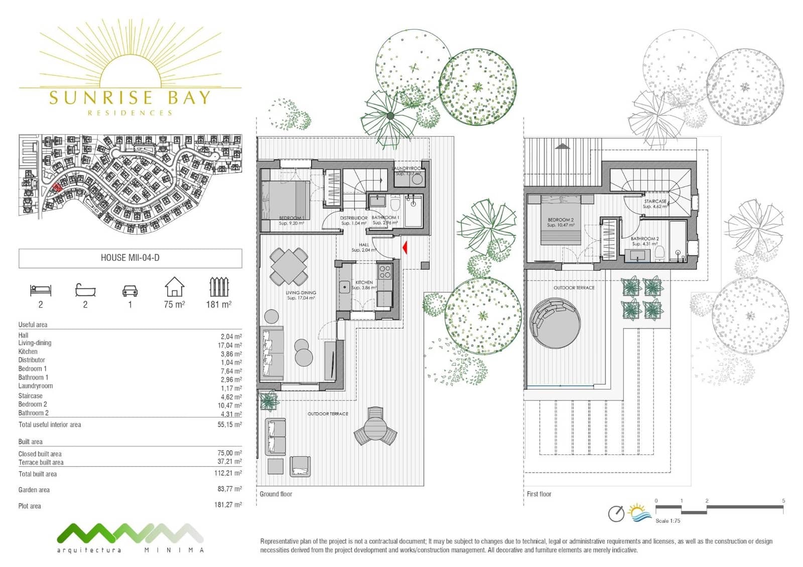 2 Zimmer Doppelhaus zu verkaufen in Cala Romantica mit Pool - 408.000 € (Ref: 9031397)