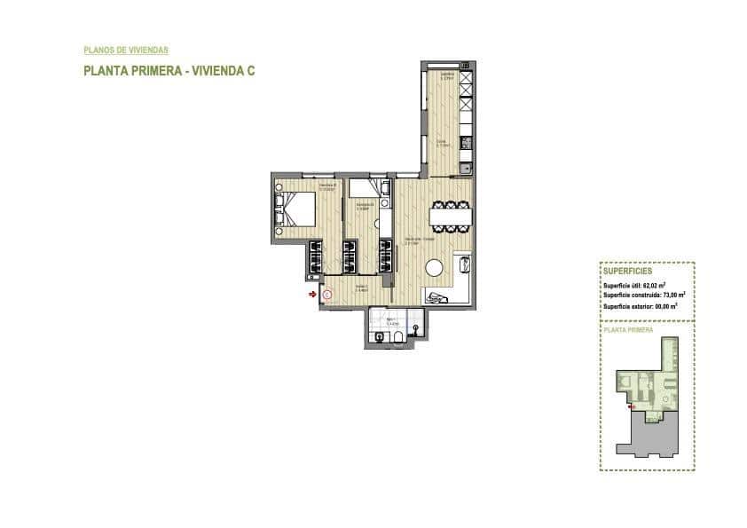 2 bedroom Flat for sale in Palma de Mallorca - € 360,000 (Ref: 9057729)