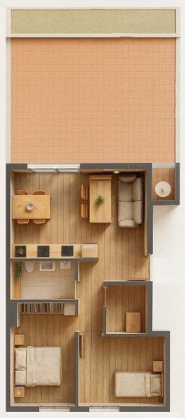 2 makuuhuone Huoneisto myytävänä paikassa Palma de Mallorca - 355 000 € (Ref: 9367377)