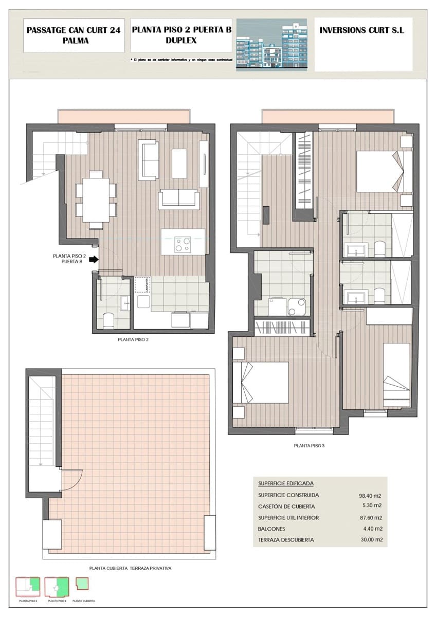 3 bedroom Apartment for sale in Palma de Mallorca - € 499,000 (Ref: 9374571)