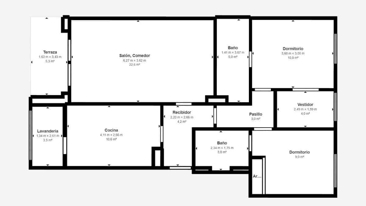 Piso de 2 habitaciones en Palma de Mallorca en venta con garaje - 457.000 € (Ref: 10005739)