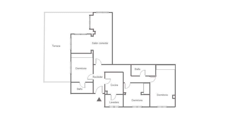 Piso de 3 habitaciones en Palma de Mallorca en venta con piscina garaje - 595.000 € (Ref: 10102765)