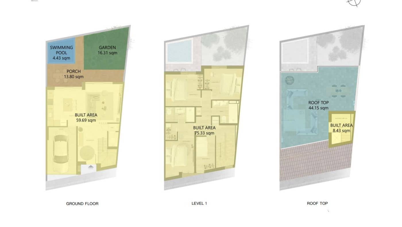 3 soveværelse Semi-Rækkehus til salg i Sa Cabaneta / La Cabaneta med swimmingpool garage - € 740.000 (Ref: 7379557)