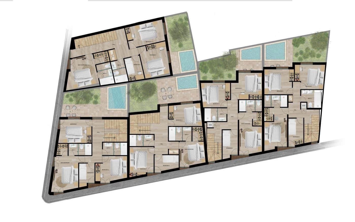 3 soveværelse Semi-Rækkehus til salg i Sa Cabaneta / La Cabaneta med swimmingpool garage - € 740.000 (Ref: 7379557)
