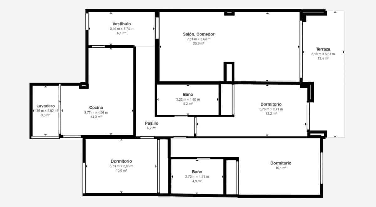 3 bedroom Flat for sale in Palma de Mallorca with pool garage - € 615,000 (Ref: 8148477)