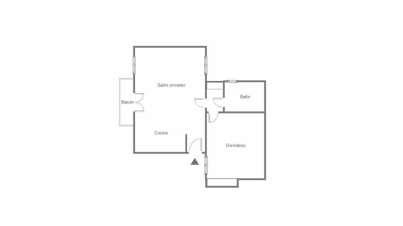 1 soveværelse Lejlighed til salg i Palma de Mallorca - € 390.000 (Ref: 8645311)