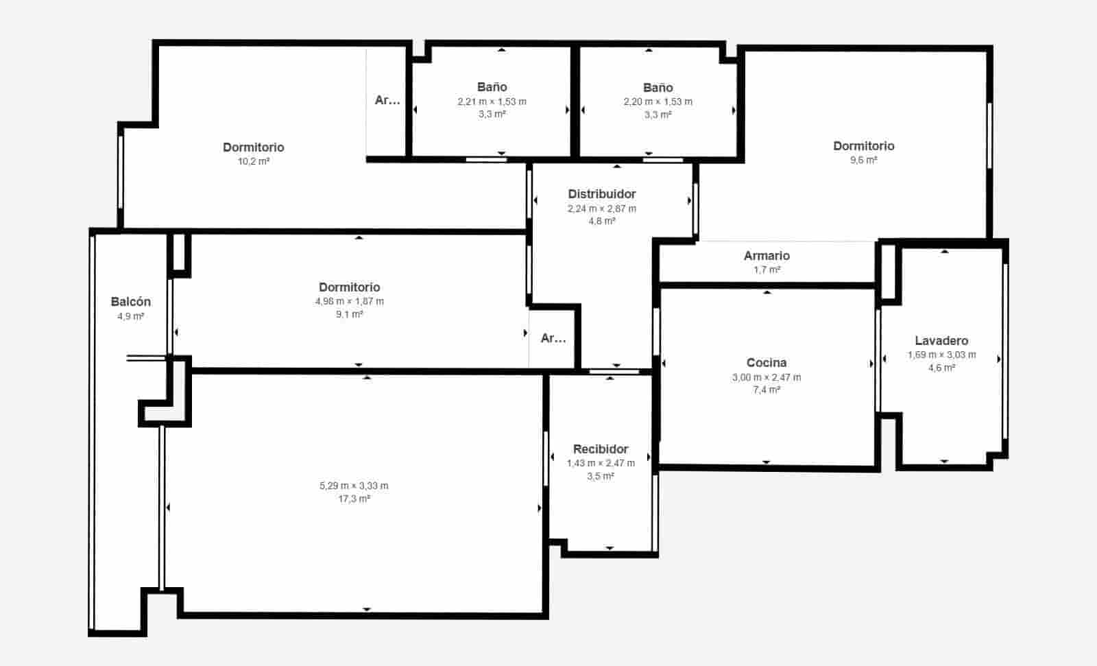 3 soveværelse Penthouse til salg i Palma de Mallorca med garage - € 400.000 (Ref: 8760303)