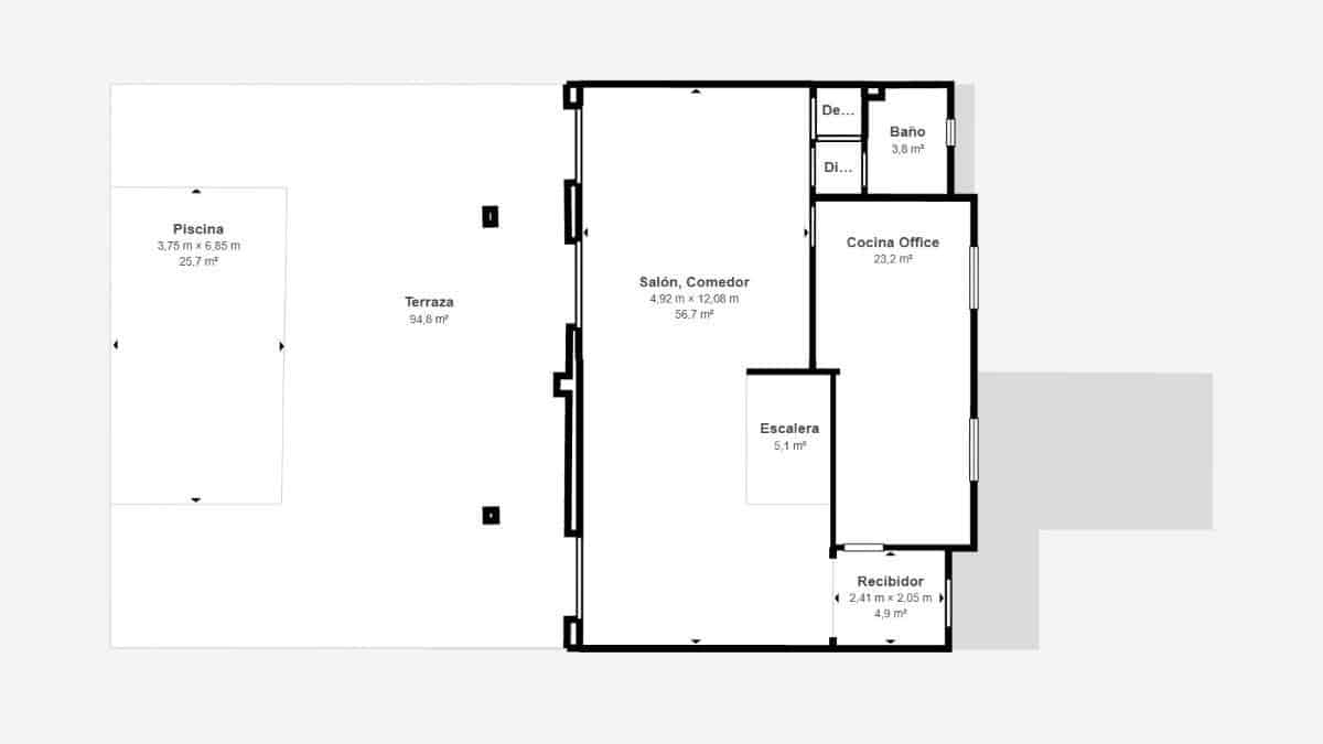 4 soverom Villa til salgs i Palma de Mallorca med svømmebasseng garasje - € 1 450 000 (Ref: 8809656)