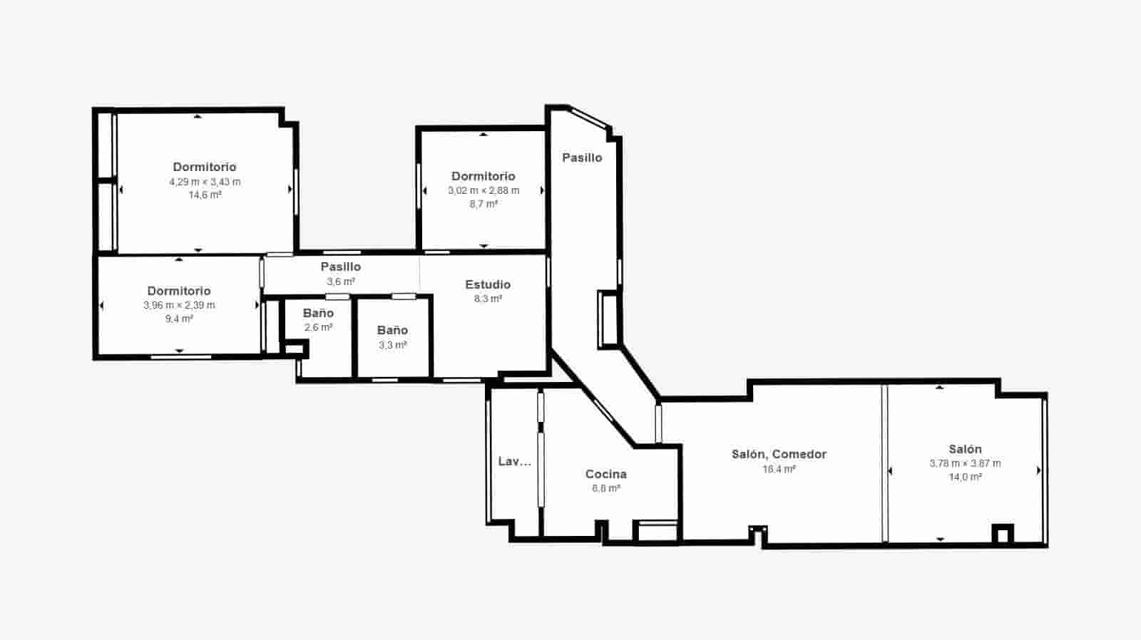 3 soverom Leilighet til salgs i Palma de Mallorca - € 618 000 (Ref: 9017155)