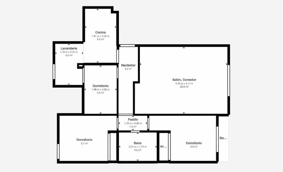 3 bedroom Flat for sale in Palma de Mallorca - € 319,000 (Ref: 9232733)