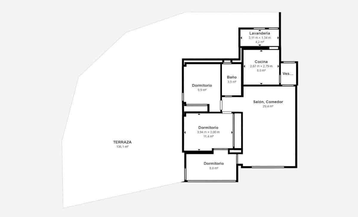 3 sovrum Lägenhet till salu i Peguera / Paguera - 520 000 € (Ref: 9240086)