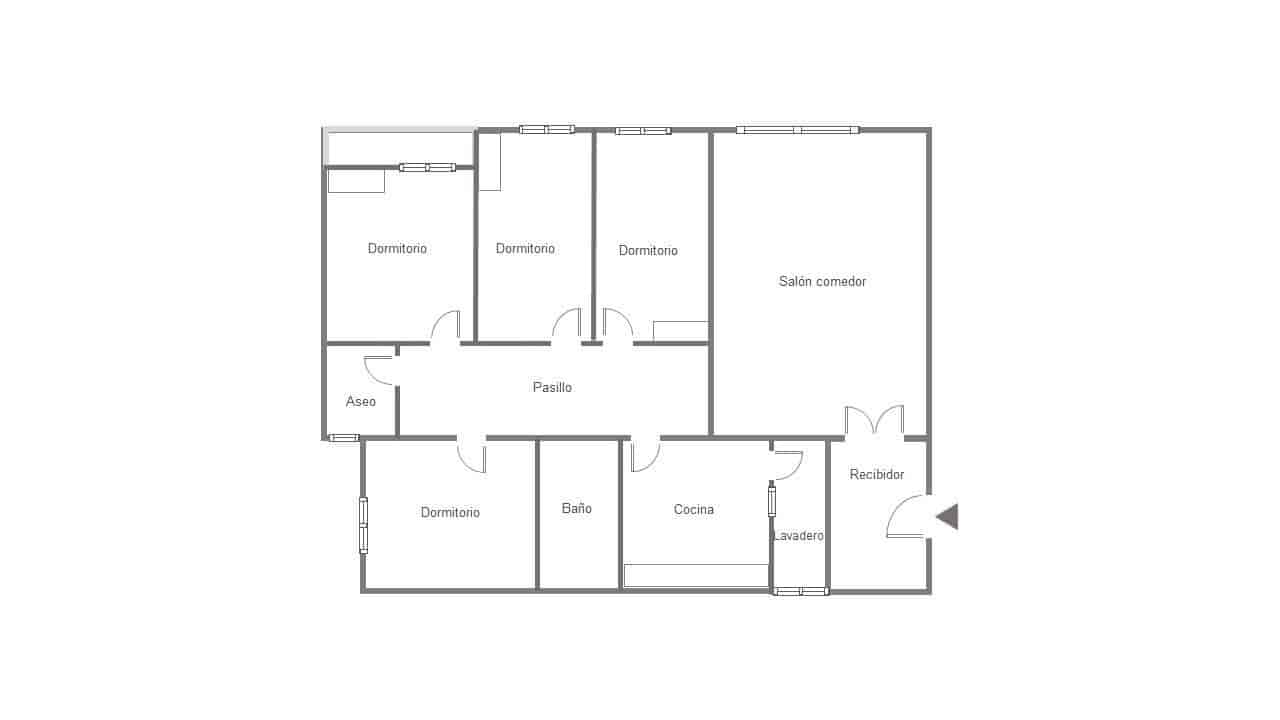 4 soveværelse Lejlighed til salg i Palma de Mallorca - € 520.000 (Ref: 9591475)