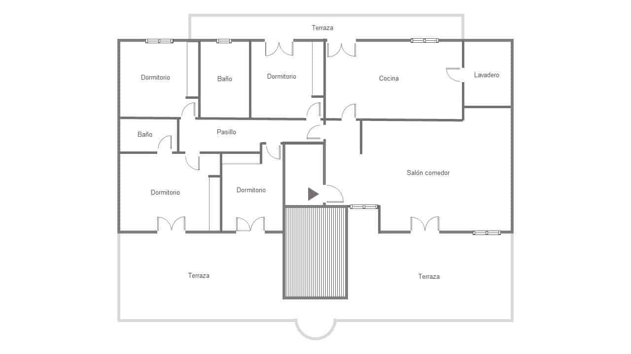 4 bedroom Penthouse for sale in Palma de Mallorca with garage - € 845,000 (Ref: 9702079)